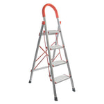 Folding Ladder Industrial Herringbone Ladder Multi-functional Portable Engineering Construction Stairs Small Ladder Climbing Ladder Combined Ladder Climbing Ladder Aluminum Ladder 4 Steps