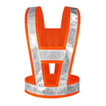 Reflective Vest, Worker's Vest, Safety Elastic Elastic Strap, Riding Reflective Strap, Carrying Strap, Fluorescent Running Reflective Vest, Orange