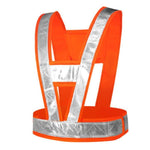 Reflective Vest, Worker's Vest, Safety Elastic Elastic Strap, Riding Reflective Strap, Carrying Strap, Fluorescent Running Reflective Vest, Orange