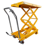 Forklift Manual Hydraulic Lifting Platform Truck 500kg Rise 1.5m