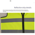 Outdoor Working Reflective Vest Safety Vest Construction Engineering Traffic Sanitation Safety Warning Work Clothes