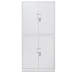 Factory Communication Double Section Data Storage Cabinet Thickened Cold Rolled Steel Storage Cabinet 1800 * 850 * 390mm