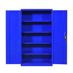 Heavy Tool Cabinet Blue 4-layer Plate Meshless 1000 * 500 * 1800mm Factory Workshop Storage Cabinet Hardware Tool Storage Cabinet Finishing Cabinet