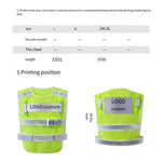 Led Rechargeable Reflective Vest Mesh Safety Vests With Flashing Light Personal Protection Body Protection Safety Vests