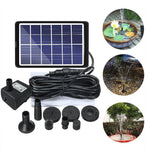 Solar Fish Tank Solar Fountain Outdoor Pool Fish Tank Diving Small Courtyard Garden Rockery Static Water Pump 6v3w Solar Panel + Water Pump