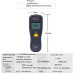 Non-contact Photoelectric Tachometer Hima Laser Linear Speed Tester Digital Display