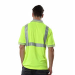 Reflective Vest Safety Vest Protection Working Clothing with High Quality Reflective Material Fluorescent Yellow Size L