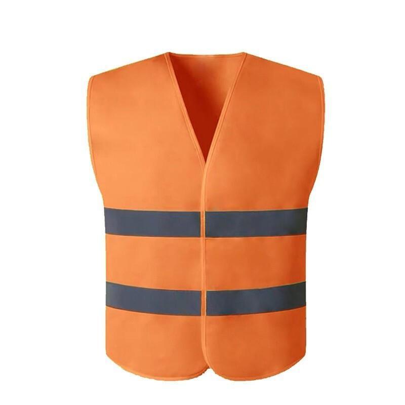 Reflective Vest Traffic Protection Safety Vest Construction Warning Clothing Road Maintenance Reflective Clothing - Orange