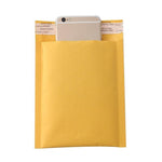 1400 Only Kraft Paper Self Sealing Bag, Composite Bubble Envelope, Foam Shocproof Yellow Express Bag 11*13+4cm