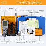 Hot Wire Anemometer High Precision Anemometer Lithium Battery Flagship (range 0-30m / S)