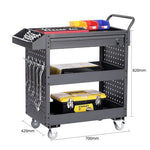 Tool Car Trolley Multi Function Shelf Auto Repair Drawer Industrial Hand Push Tool Car