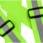 6 Pieces Reflective Strap Elastic Strap Reflective Strap Elastic Reflective Vest Night Riding Reflective Vest Easy To Carry Fluorescent