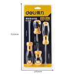 Deli 30 Packs Screwdriver Set 4-Piece Torpedo Shank Screwdrivers Set DL3501